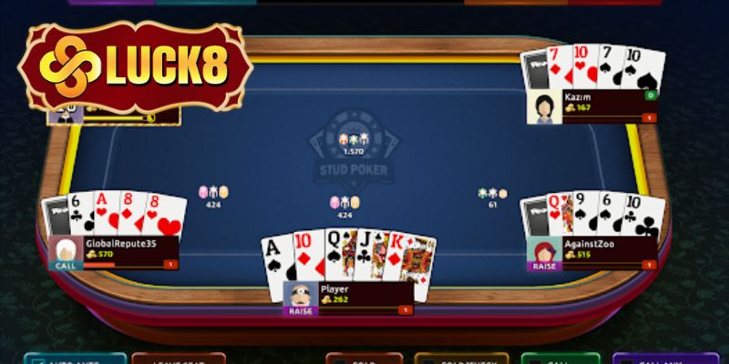 Trò chơi Poker Luck8 được đánh giá cao